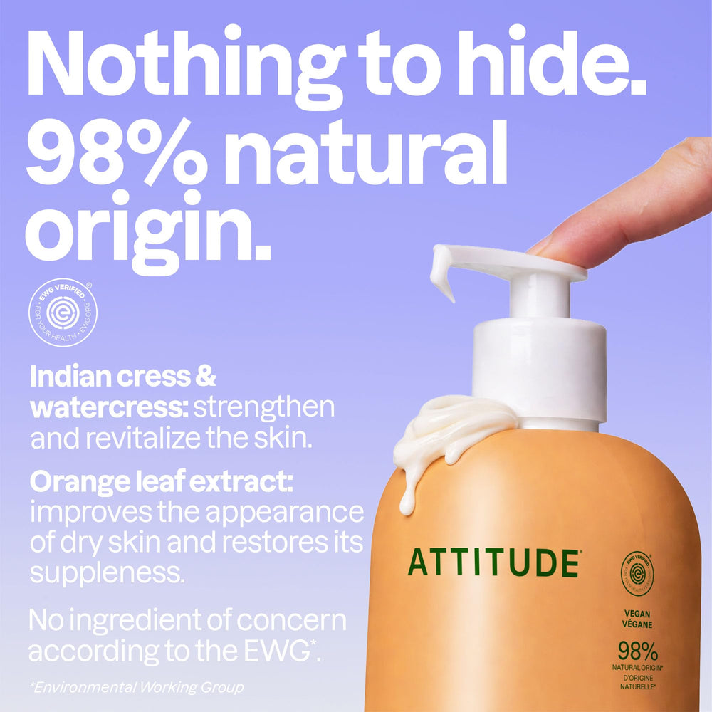 ATTITUDE cream texture swipe showing lightweight, non-greasy consistency for fast absorption