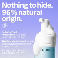 ATTITUDE close-up of foam texture highlighting lightweight lather
