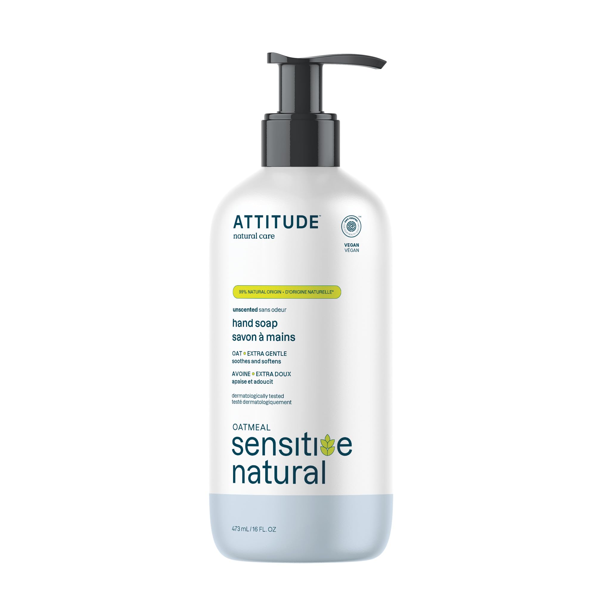 BIO SPECTRA ATTITUDE front bottle view showing clean packaging and unscented benefit