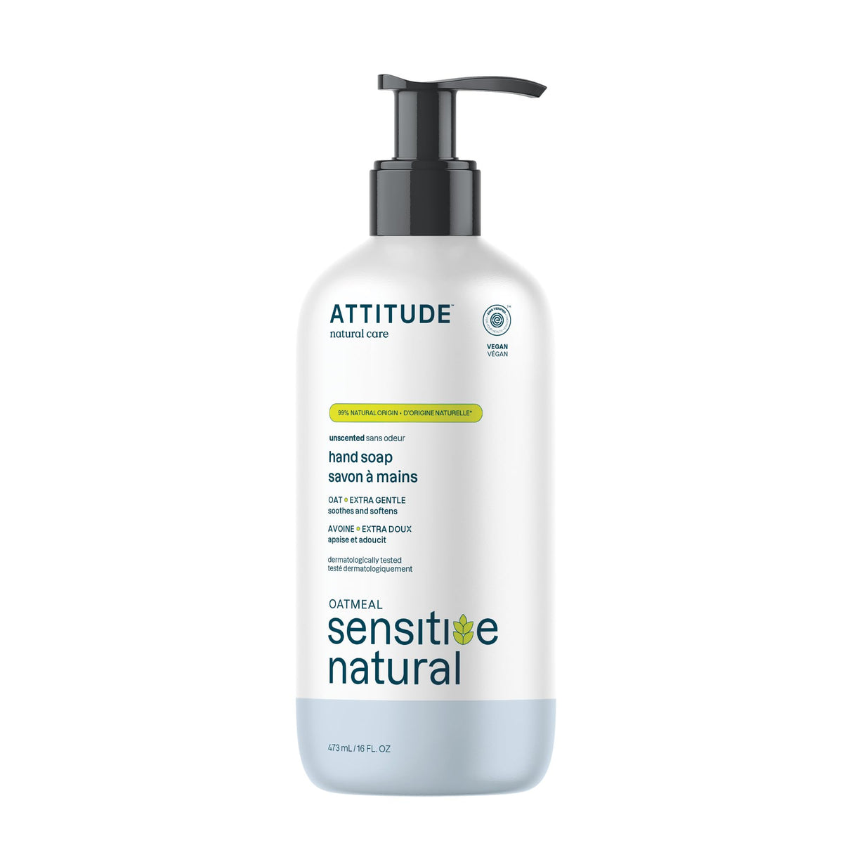 BIO SPECTRA ATTITUDE front bottle view showing clean packaging and unscented benefit