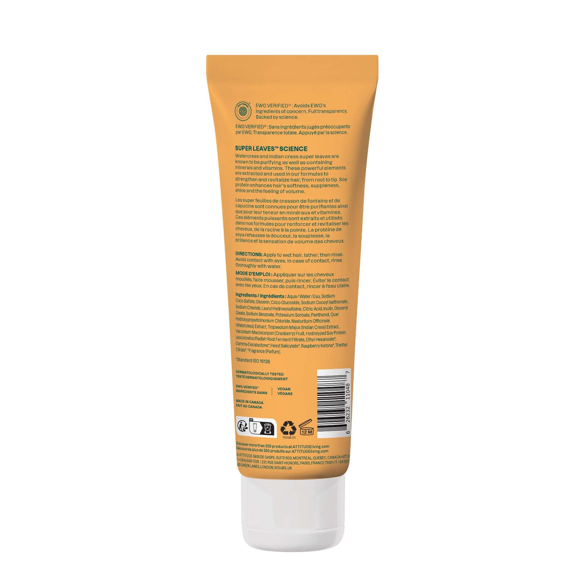 ATTITUDE shampoo and conditioner pair staged to show complete volume routine benefit