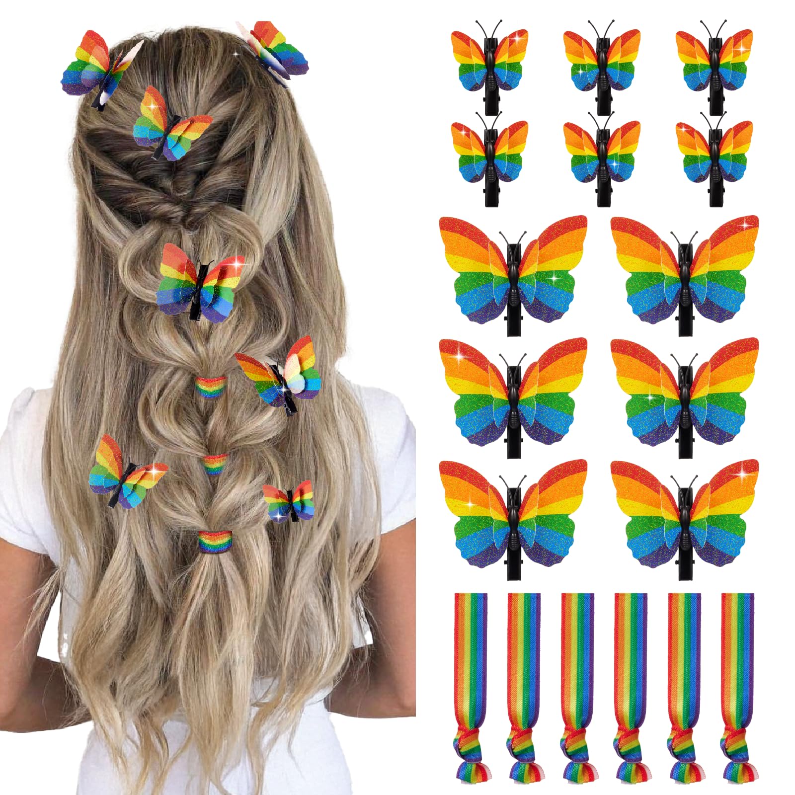 Attyxfica front packaging showing full rainbow butterfly accessory set and bright colors