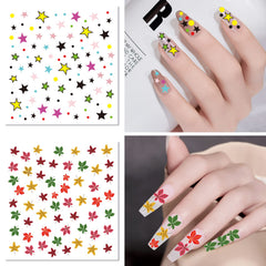 atydkug close-up of flower and heart decals highlighting intricate printed detail for precise looks