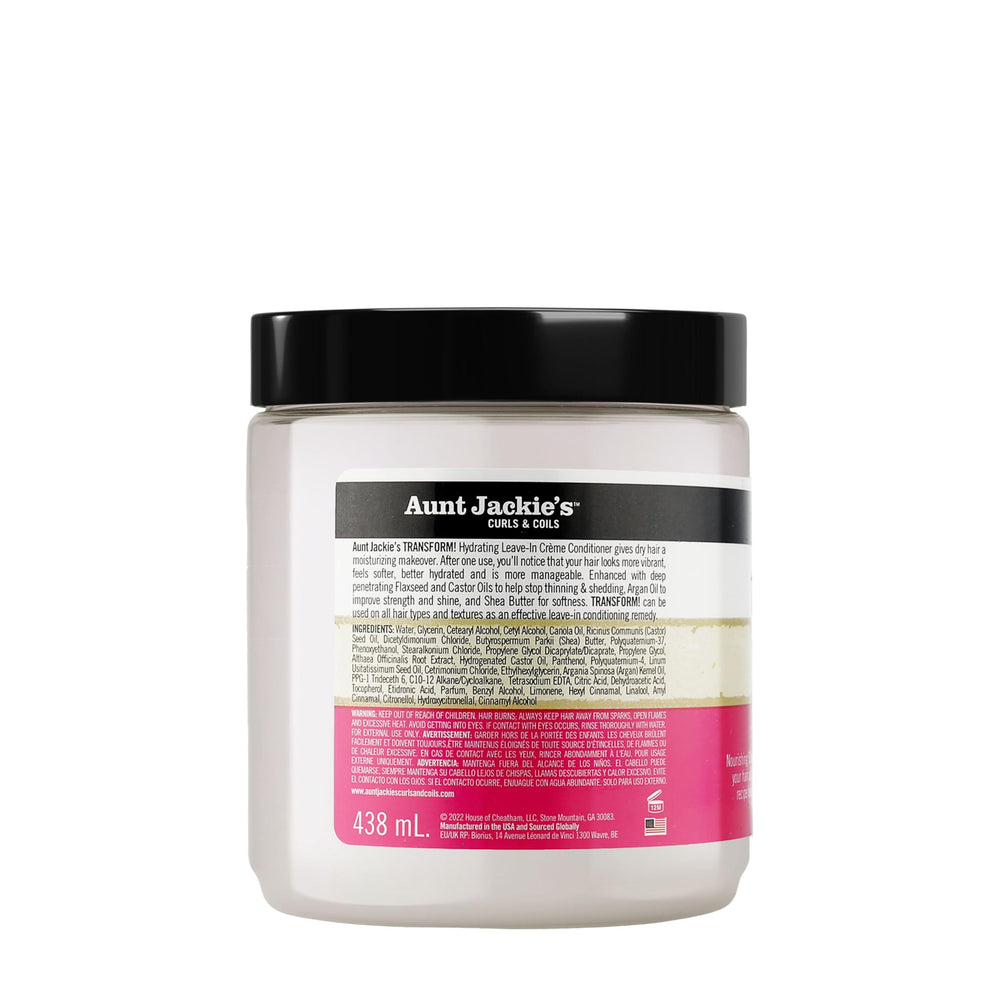 Aunt Jackie's on bathroom counter in lifestyle shot conveying everyday moisture and routine use