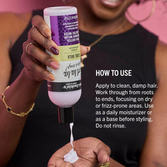 Aunt Jackie's defined bouncy curls after using the curl milk