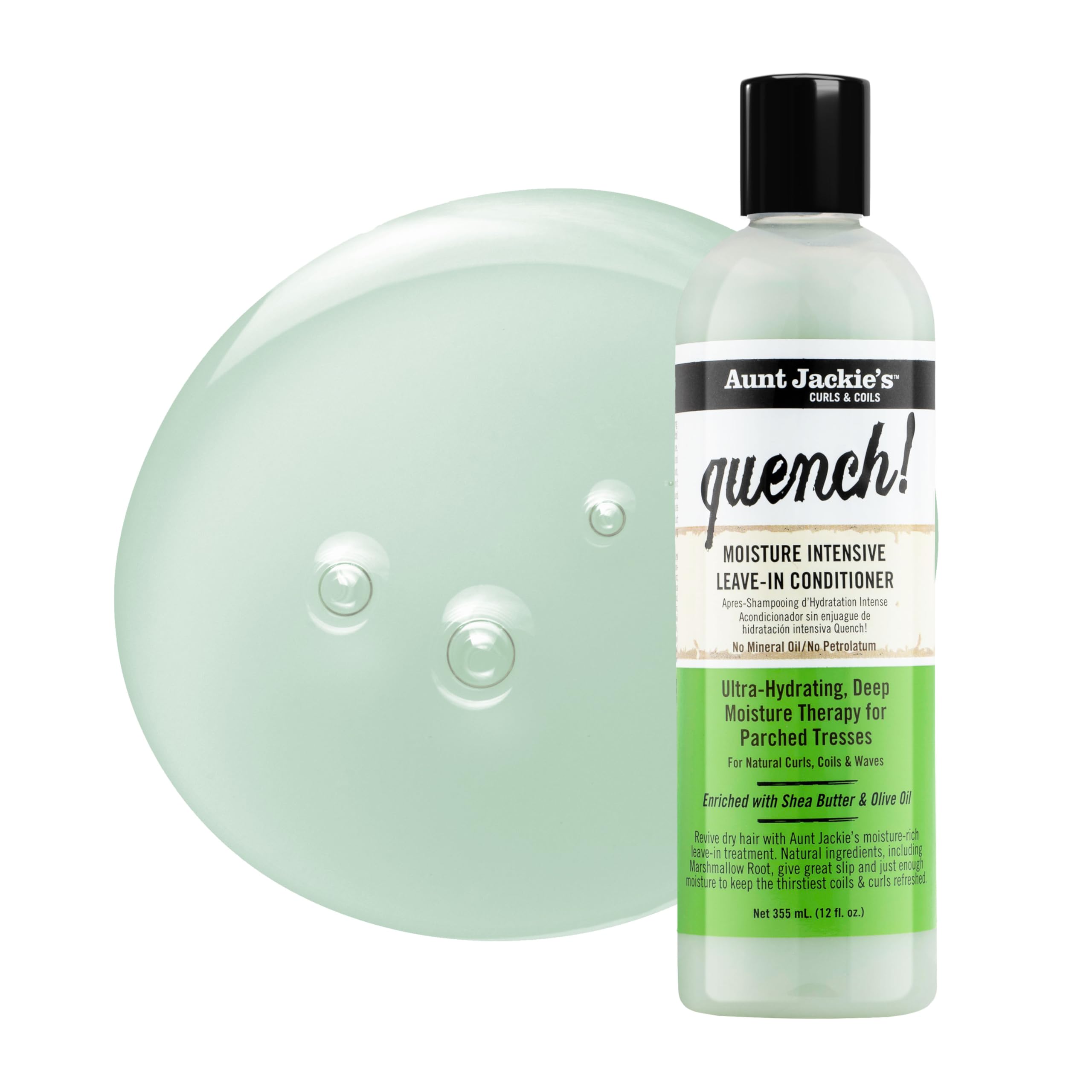 Aunt Jackie's used during detangling with wide-tooth comb to reduce breakage
