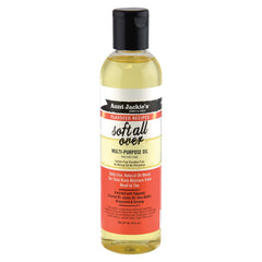 Aunt Jackie's front bottle view showing label and 8 fl oz size for quick ID and benefit