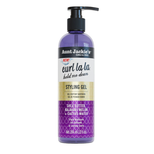 Aunt Jackie's front packaging showing label and benefits