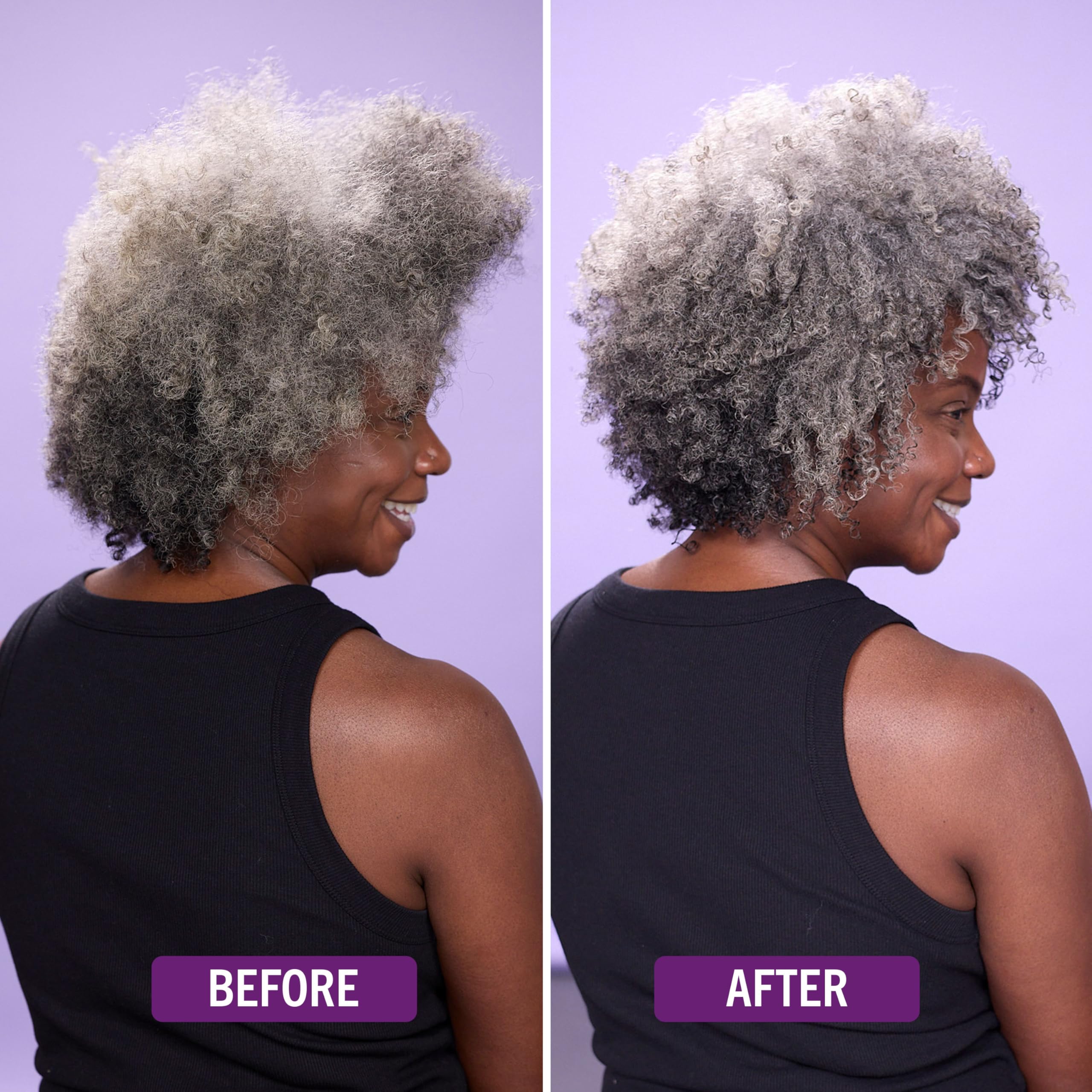 Aunt Jackie's gel applied to wet curls for definition