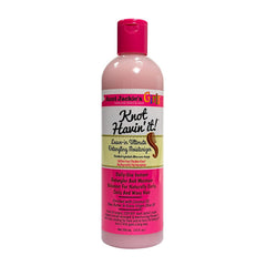 Aunt Jackie's front bottle showing label and 12 oz size for quick product ID and benefit