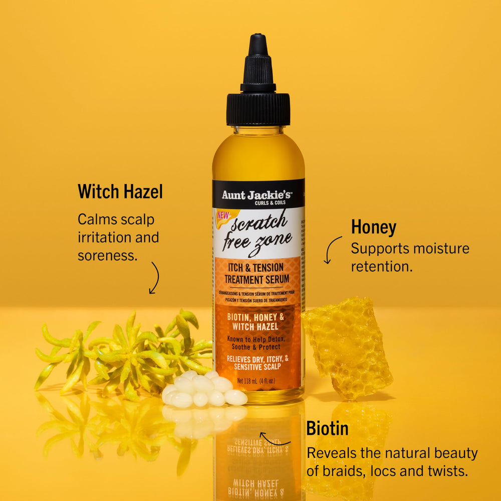 Aunt Jackie's serum being dispensed to show controlled dropper application and easy dosing