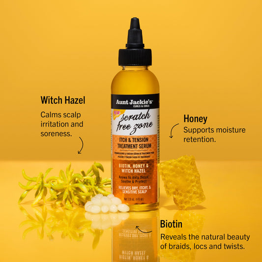 Aunt Jackie's serum being dispensed to show controlled dropper application and easy dosing