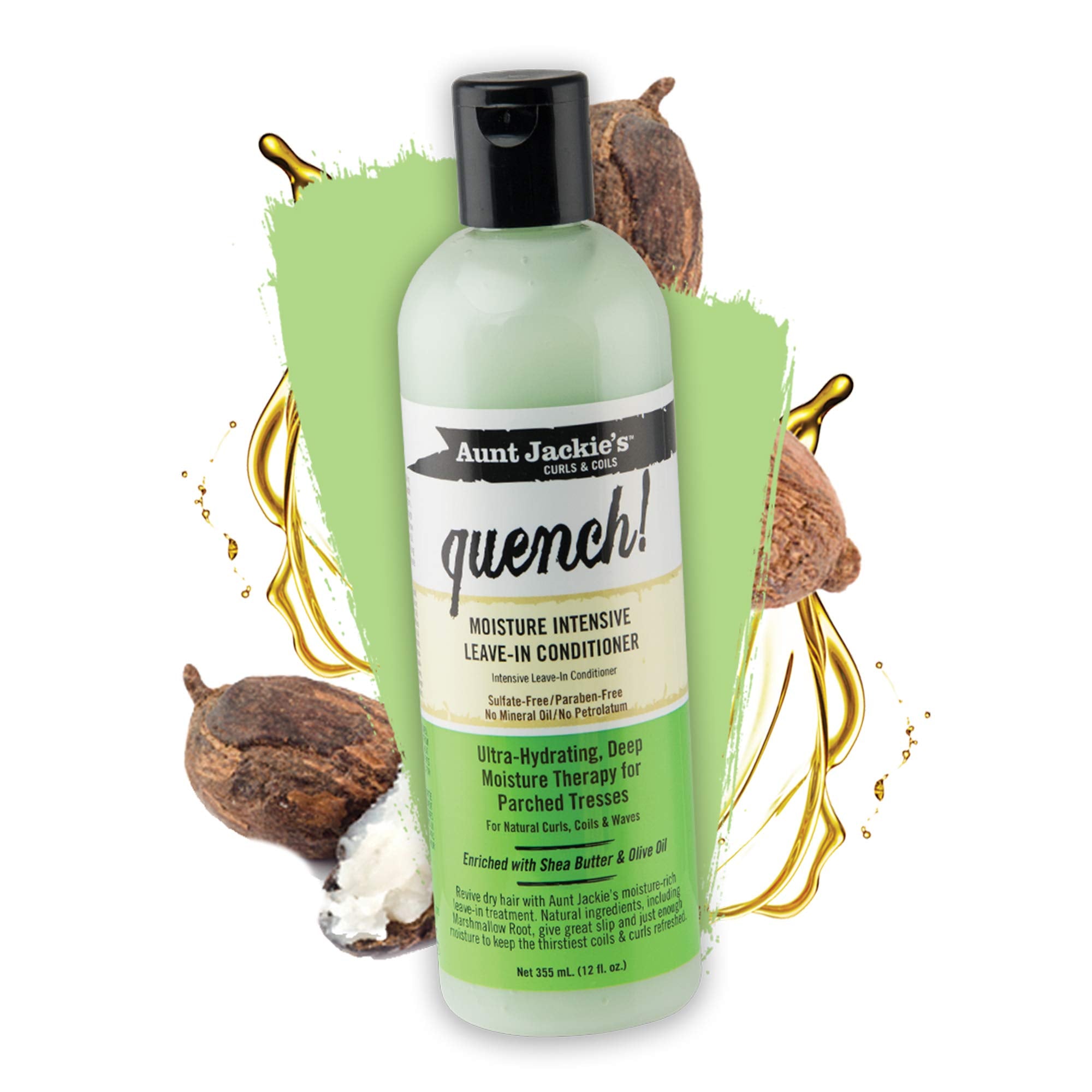 Aunt Jackie's creamy leave-in texture close-up for smooth application
