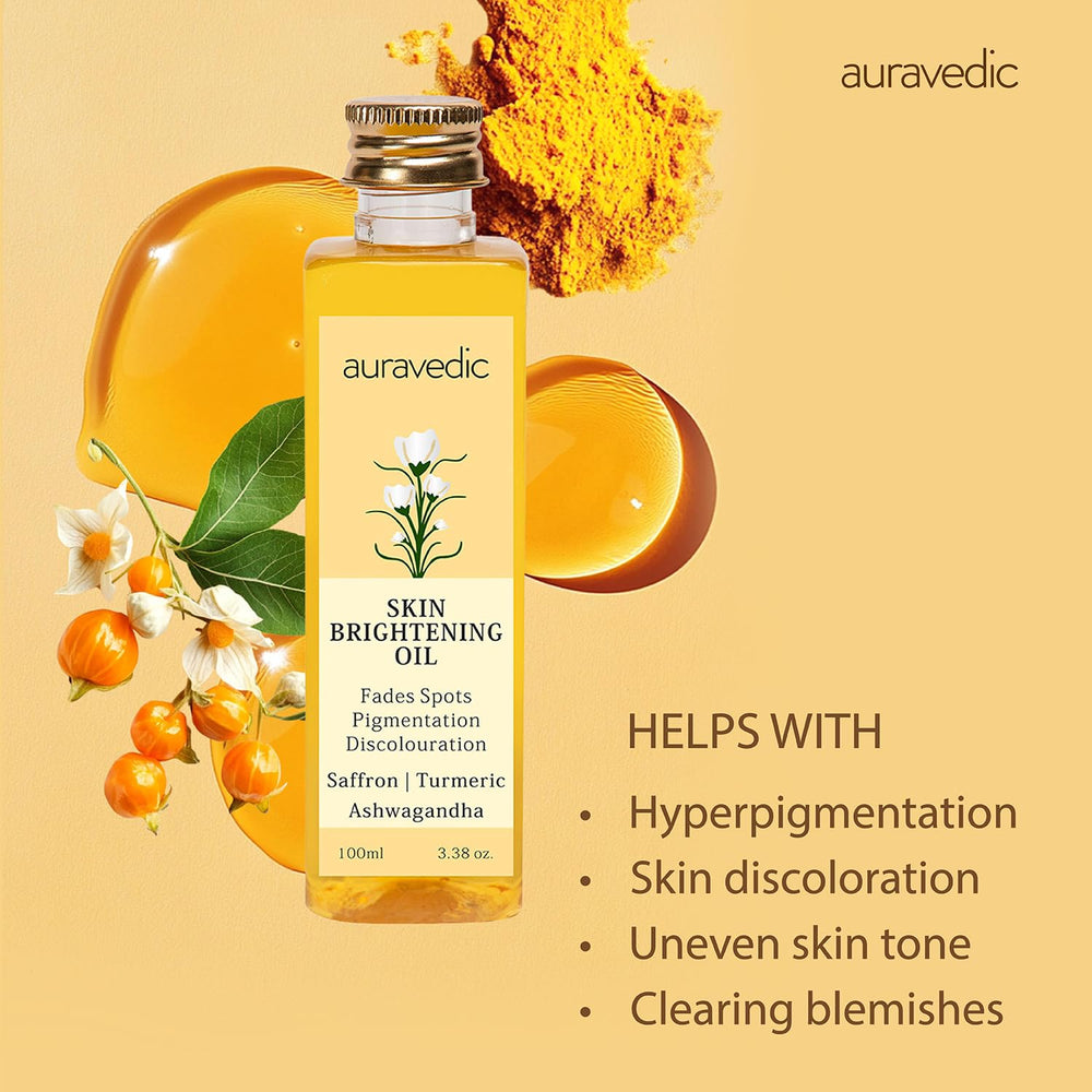 Auravedic oil applied with facial massage demonstrating circulation and brighter skin benefit