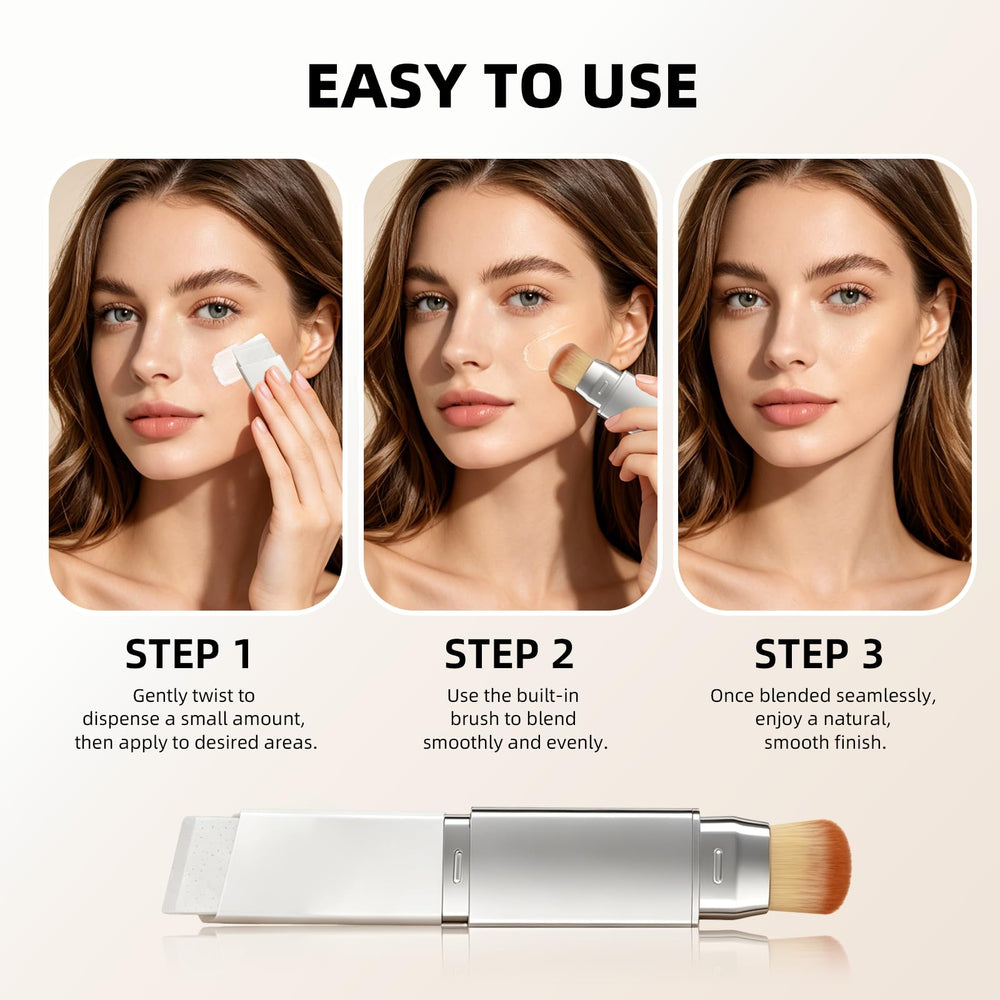 Auriscope brush detail highlighting soft bristles for seamless blending