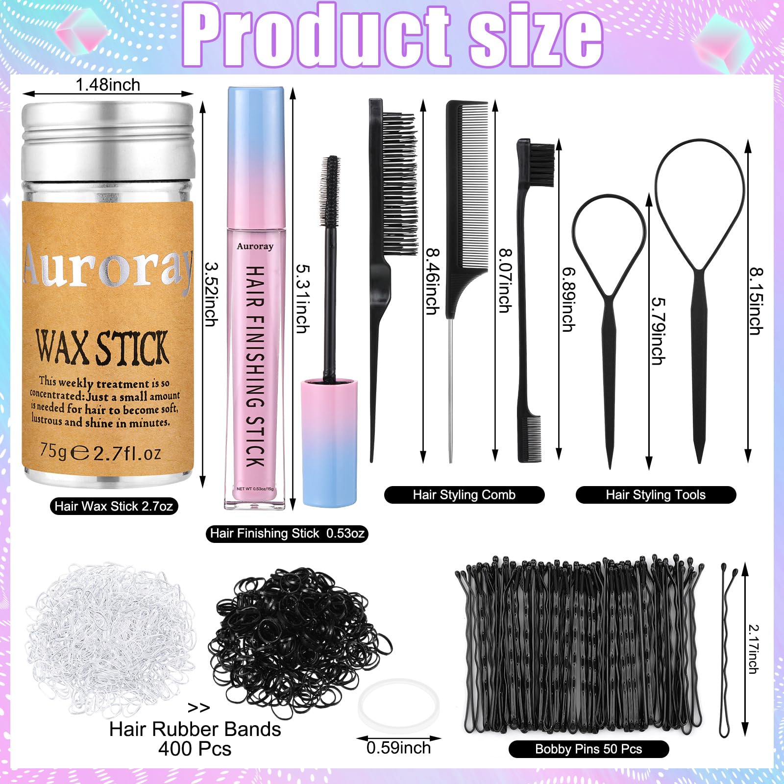 auroray bobby pins spread across surface highlighting quantity and strength for secure updos