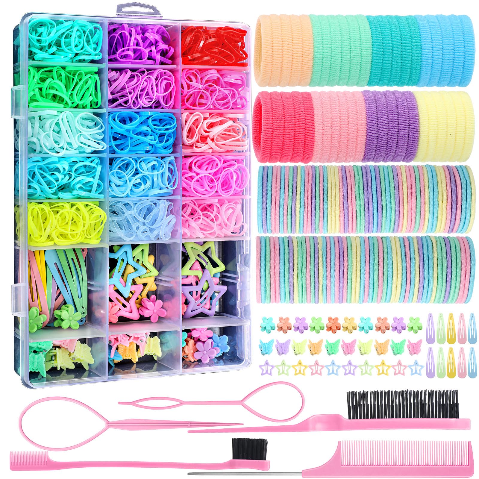 auroray clear storage box showing organized accessories and easy access