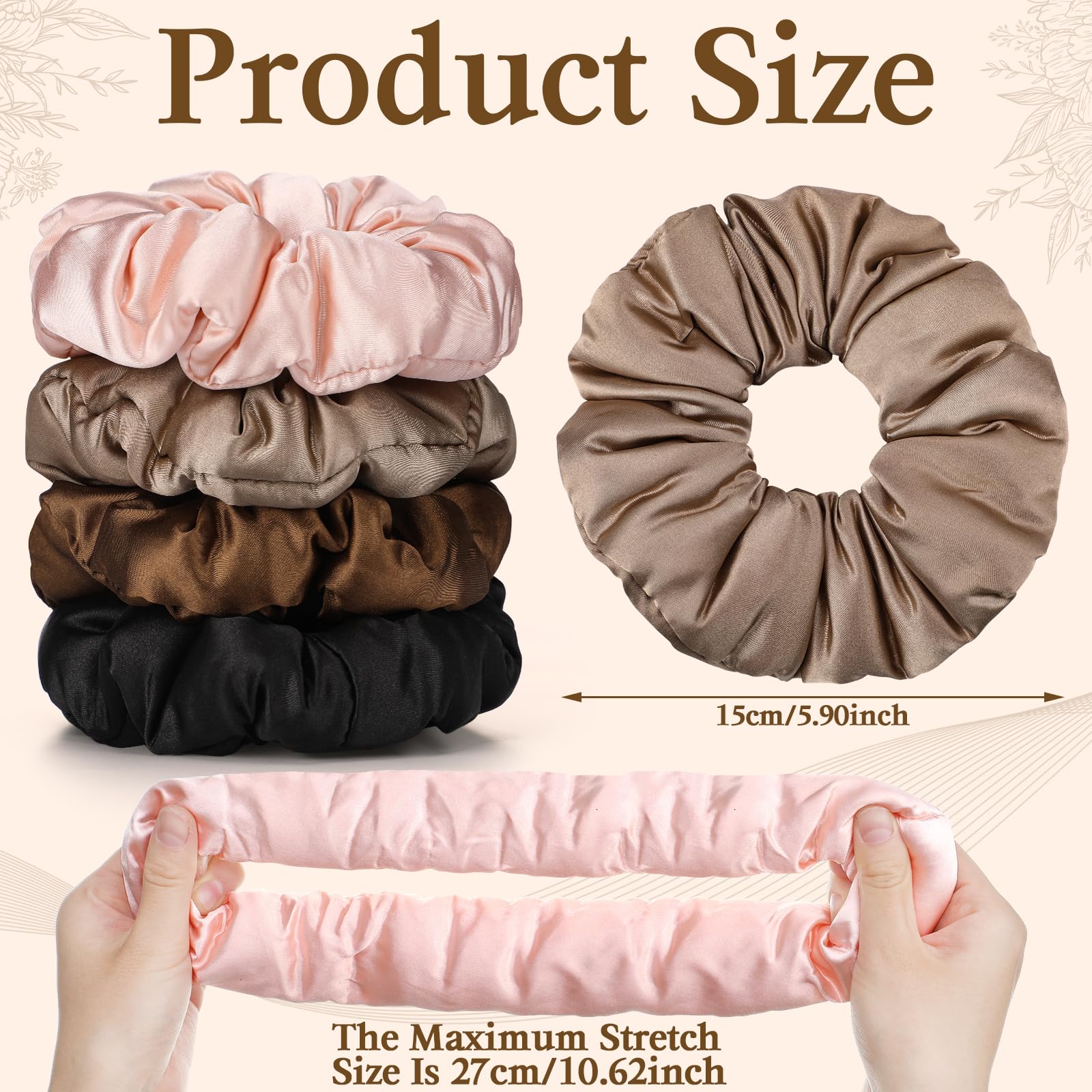auroray satin texture close-up highlighting smooth fabric that reduces hair friction