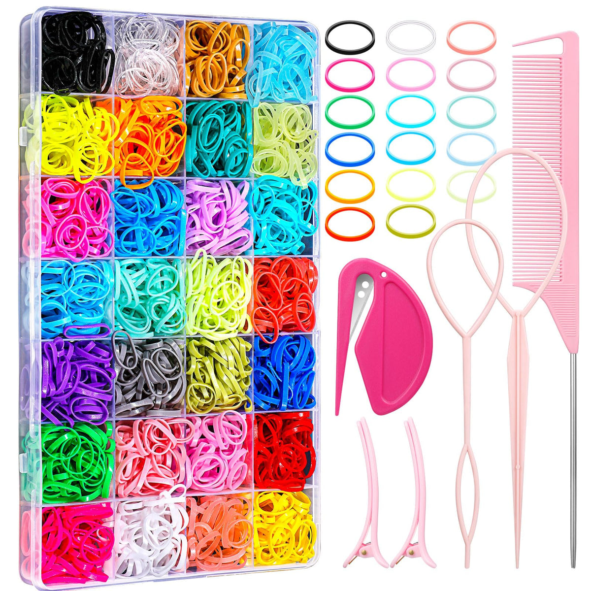 auroray front packaging showing colorful kit and clear storage box for quick grab