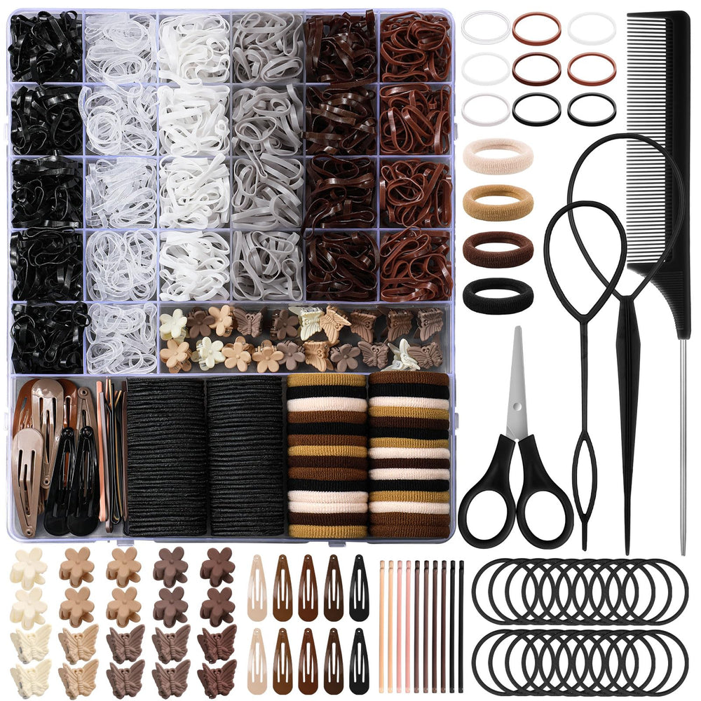 auroray front packaging showing full brown accessories set and organizer benefit easy storage