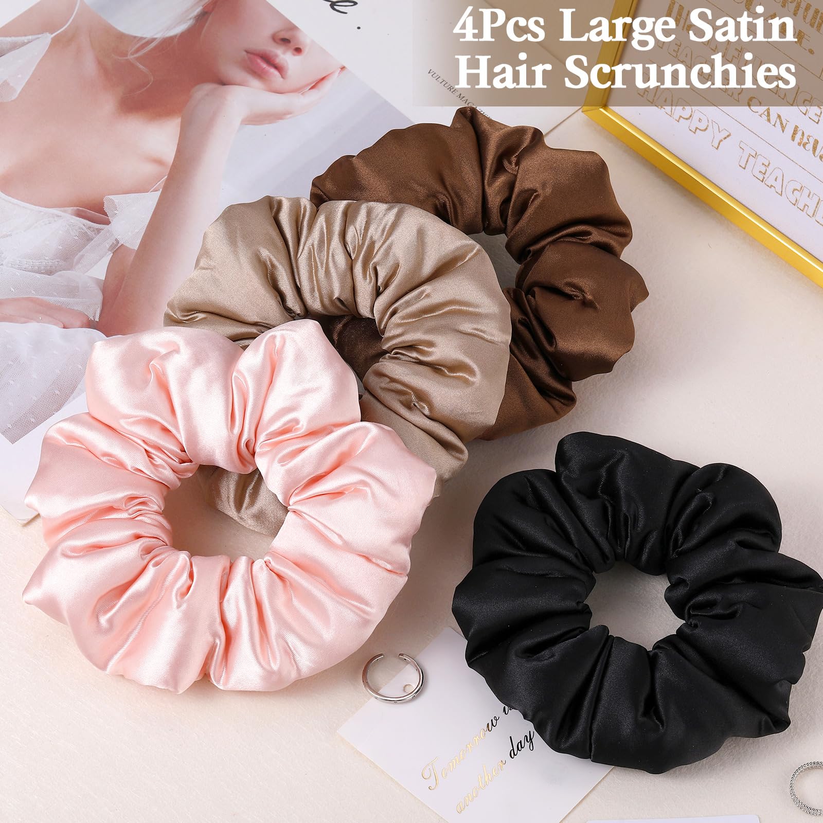 auroray gift box open with scrunchies displayed offering ready-to-give convenience