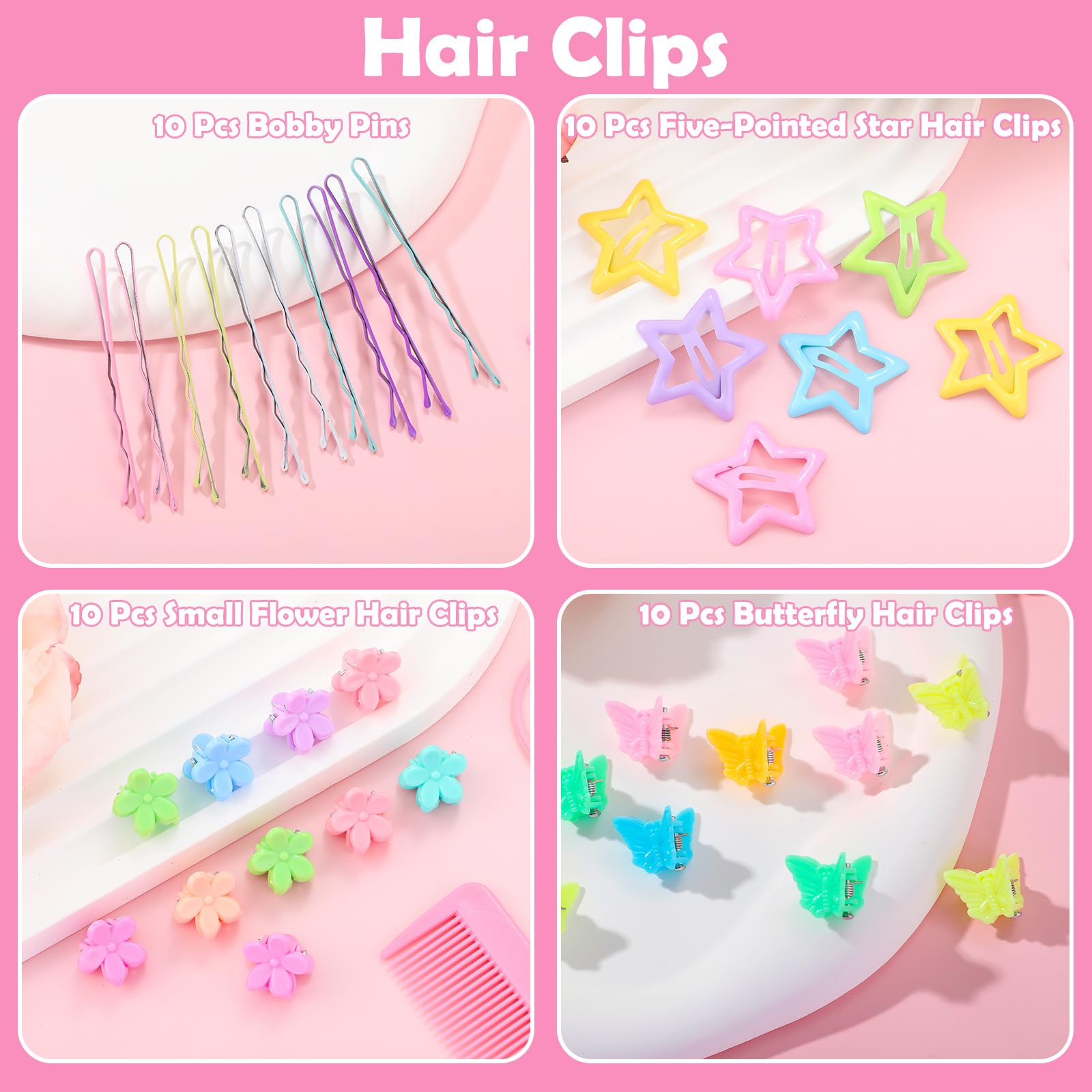 auroray hair ties closeup cotton and soft elastics for gentle hold