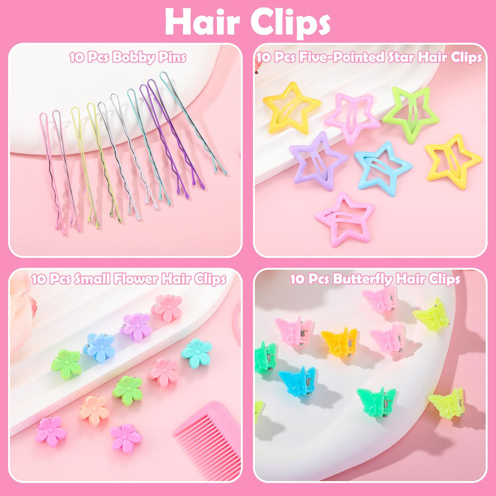 auroray hair ties closeup cotton and soft elastics for gentle hold