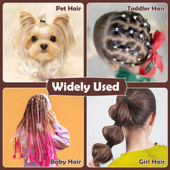 auroray in-use ponytail on child demonstrating discreet hold and comfort