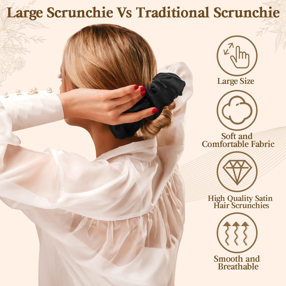 auroray scrunchie worn on wrist showing comfortable carry and gentle hold benefit