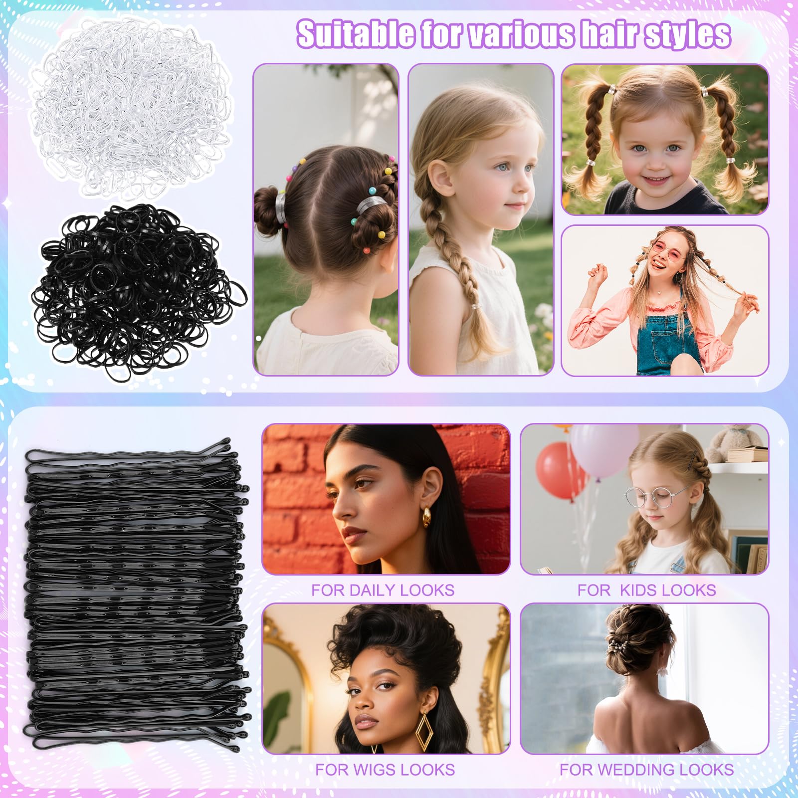 auroray styling kit lifestyle scene with tools in use for polished stage or everyday hairstyles