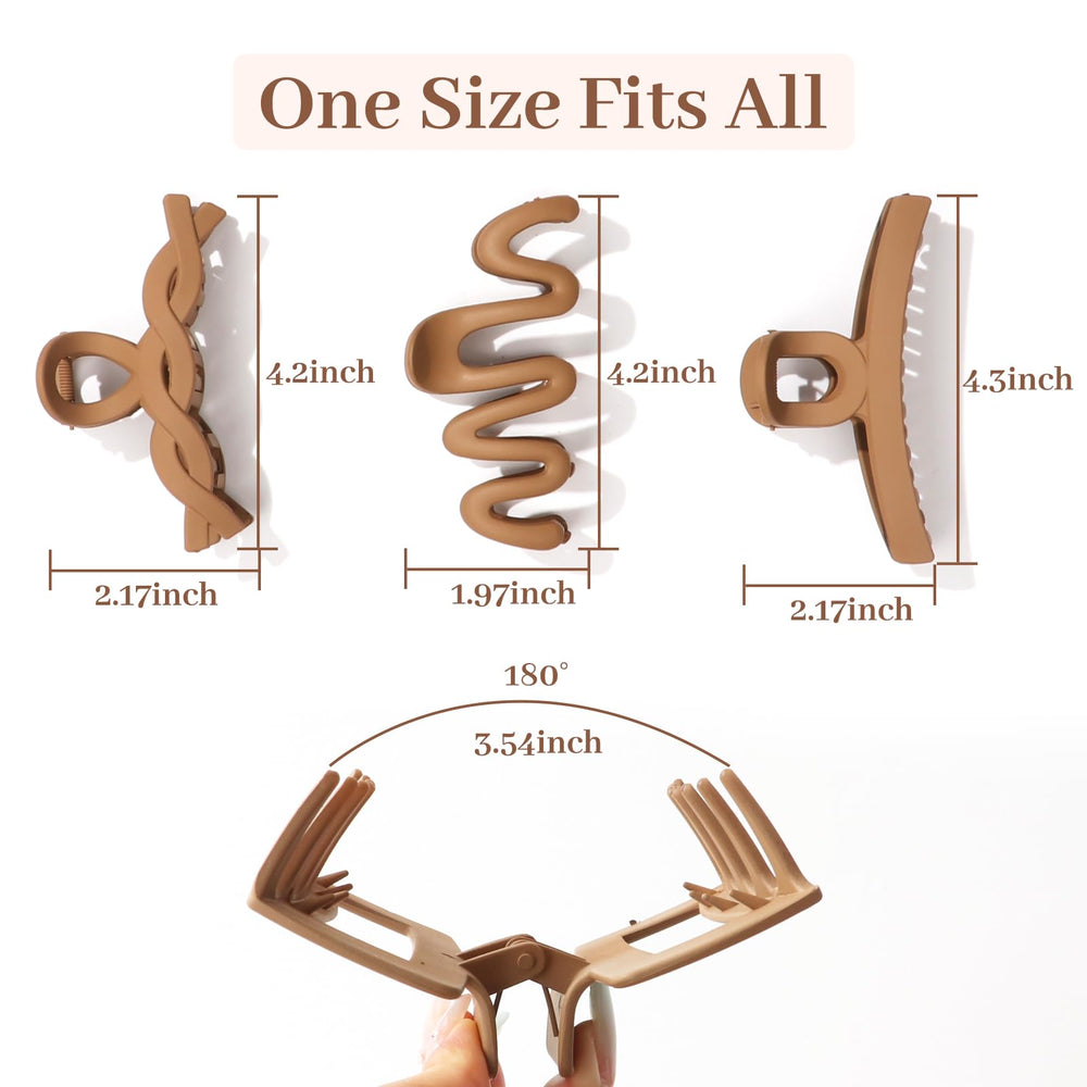 AuroTrends clip held in hand to show large 4.1-inch size and real-world scale
