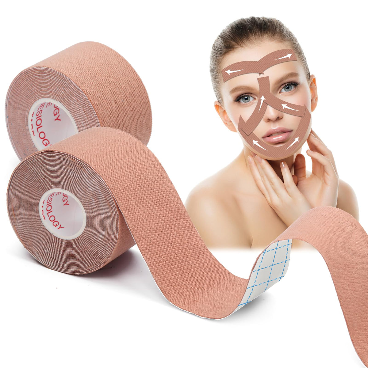 AURUZA front view of two rolls showing compact packaging and long-lasting supply