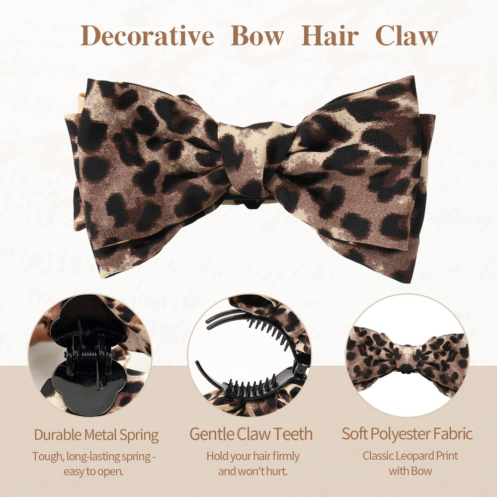 Auseibeely bow clipped on a half-updo giving visible volume and style