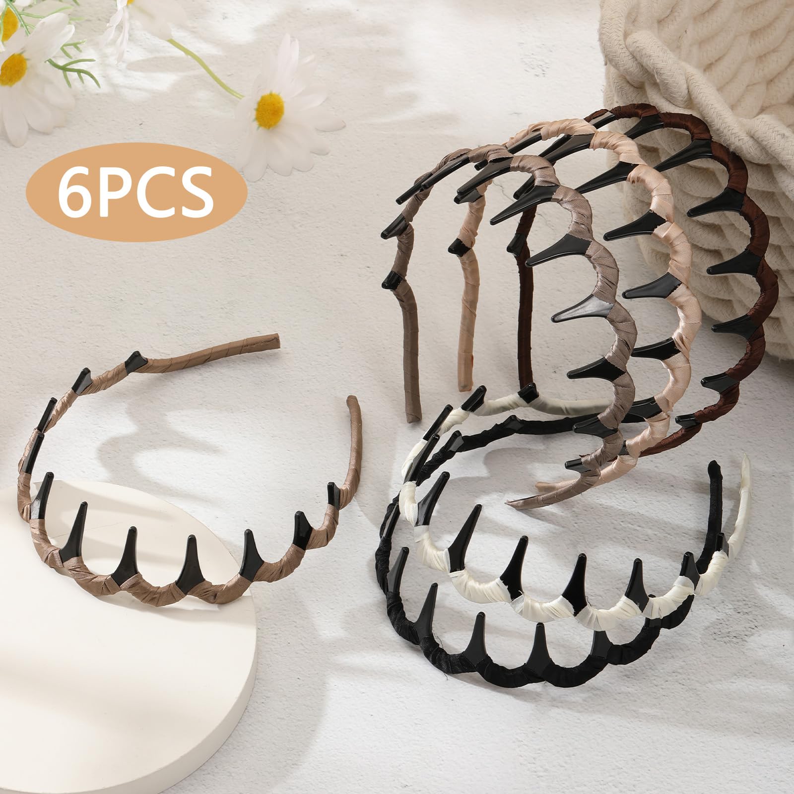 Auseibeely headband used during skincare in bathroom showing comfortable, hands-free hold