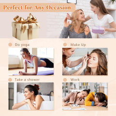 Auseibeely lifestyle image of woman wearing clip offering comfortable all-day wear