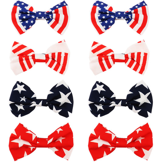 Aushamtai front packaging showing all eight patriotic bows for quick selection