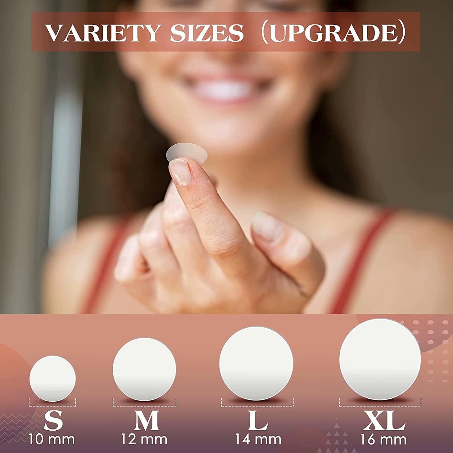 AUSLKA patch applied on cheek demonstrating discreet coverage and protection benefit