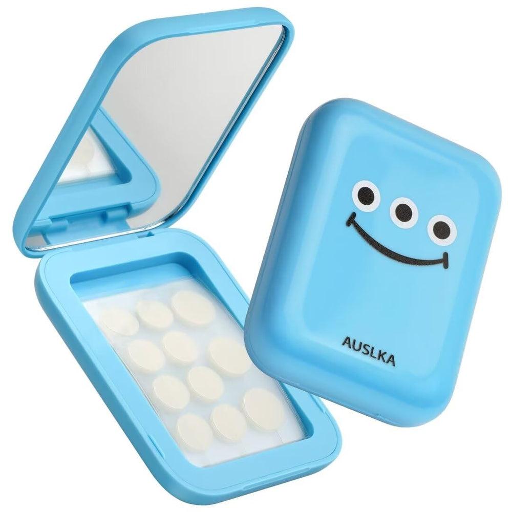AUSLKA compact front view showing sleek travel-ready pouch and case