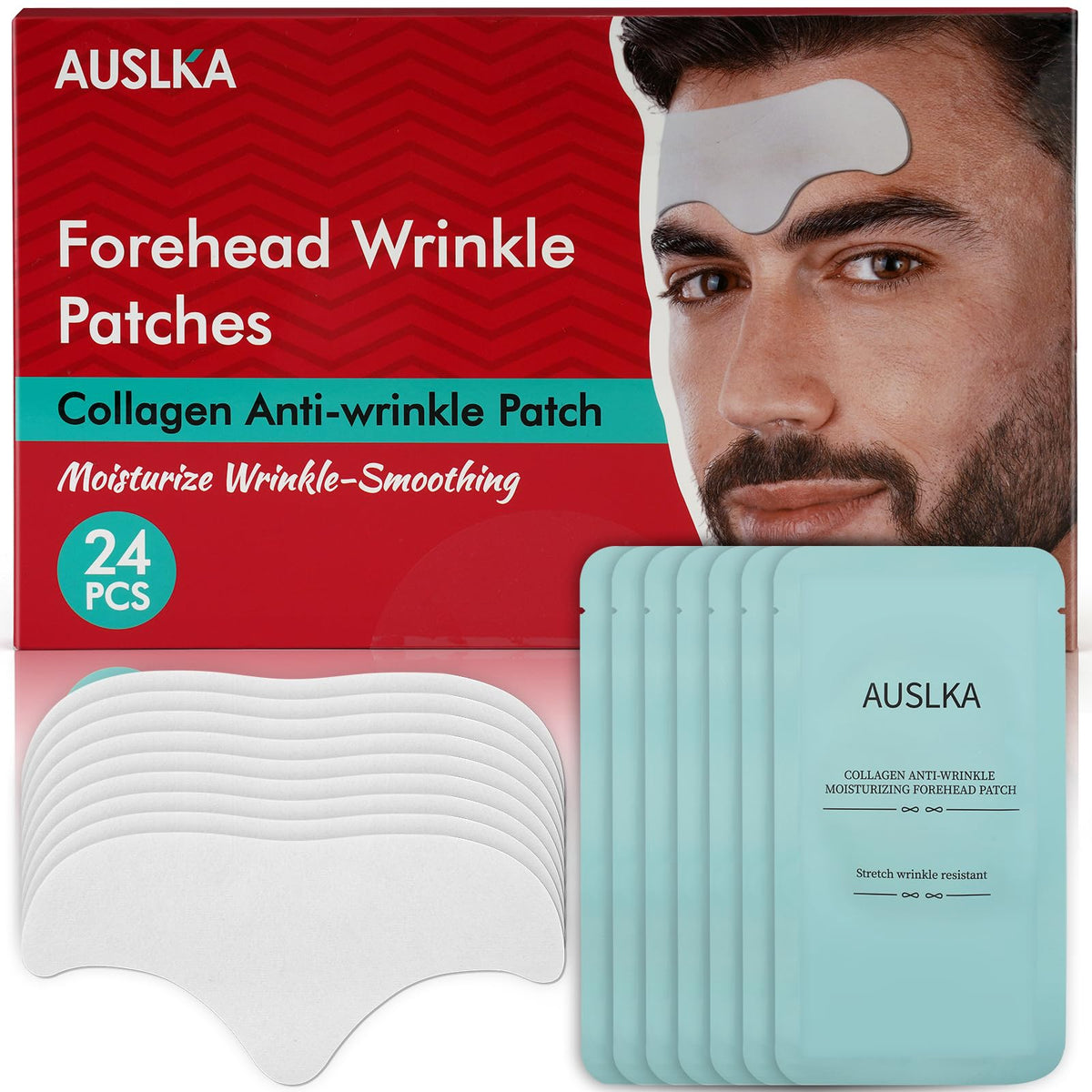 AUSLKA front packaging showing 24pcs and clear usage benefit