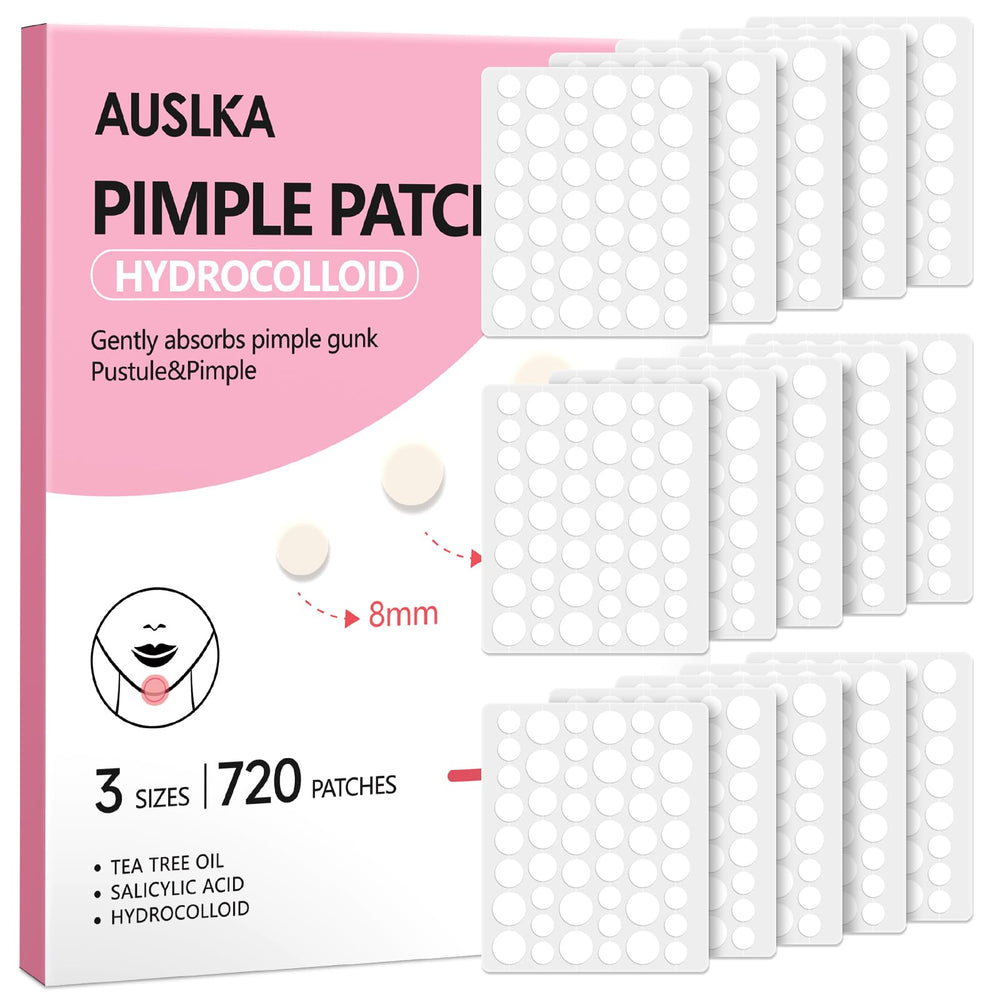 AUSLKA front packaging showing 720 count and three sizes benefits