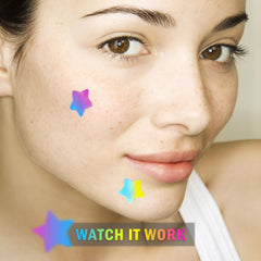 AUSLKA lifestyle shot at bathroom mirror showing easy application and on-the-go use