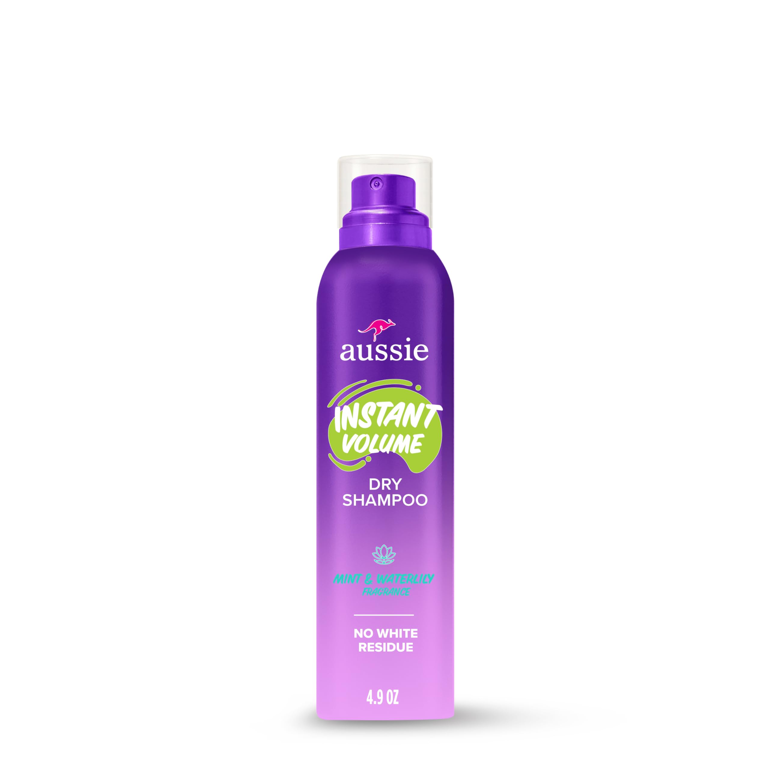 Aussie instant volume front packaging shows label and fragrance