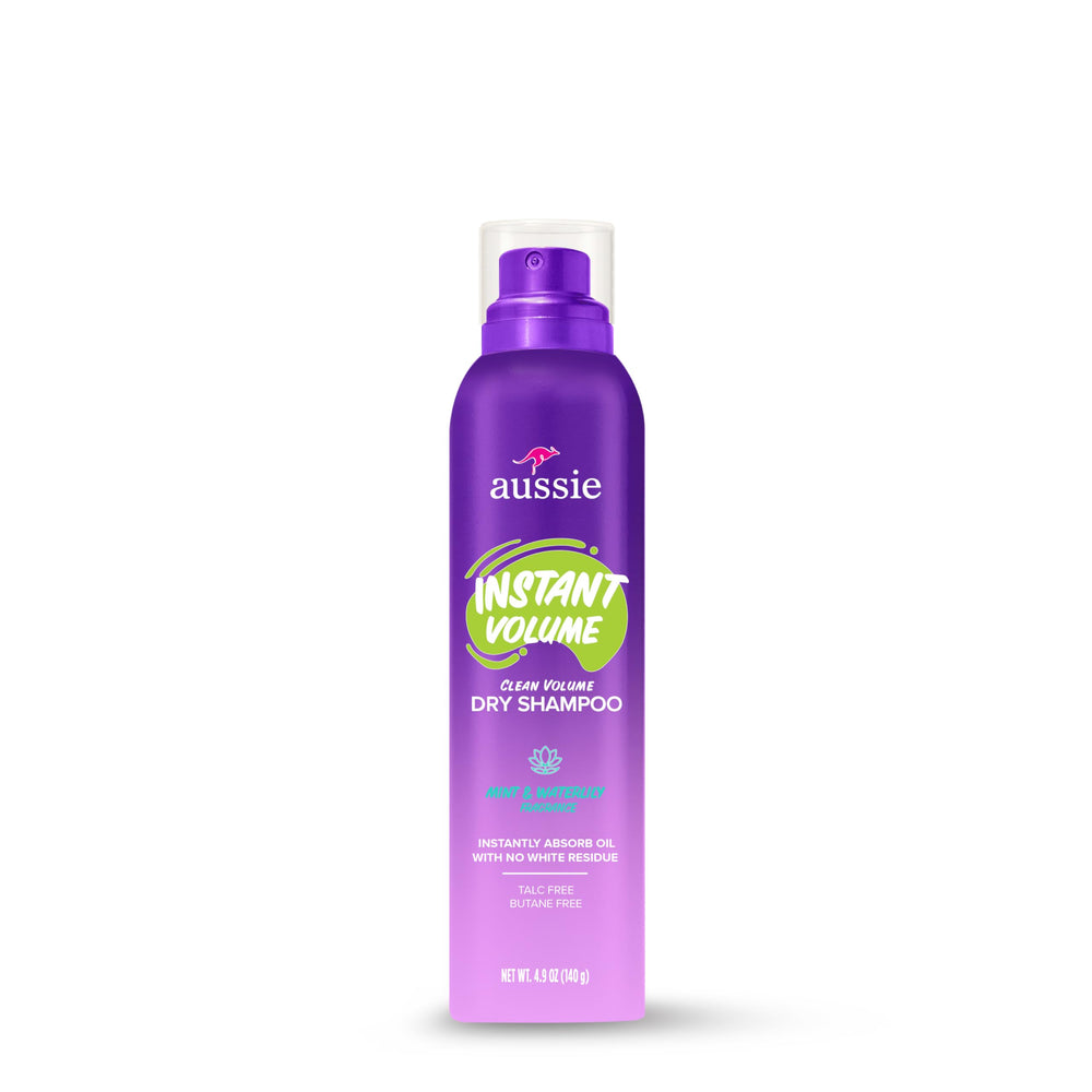 Aussie instant volume on bathroom counter for easy daily styling