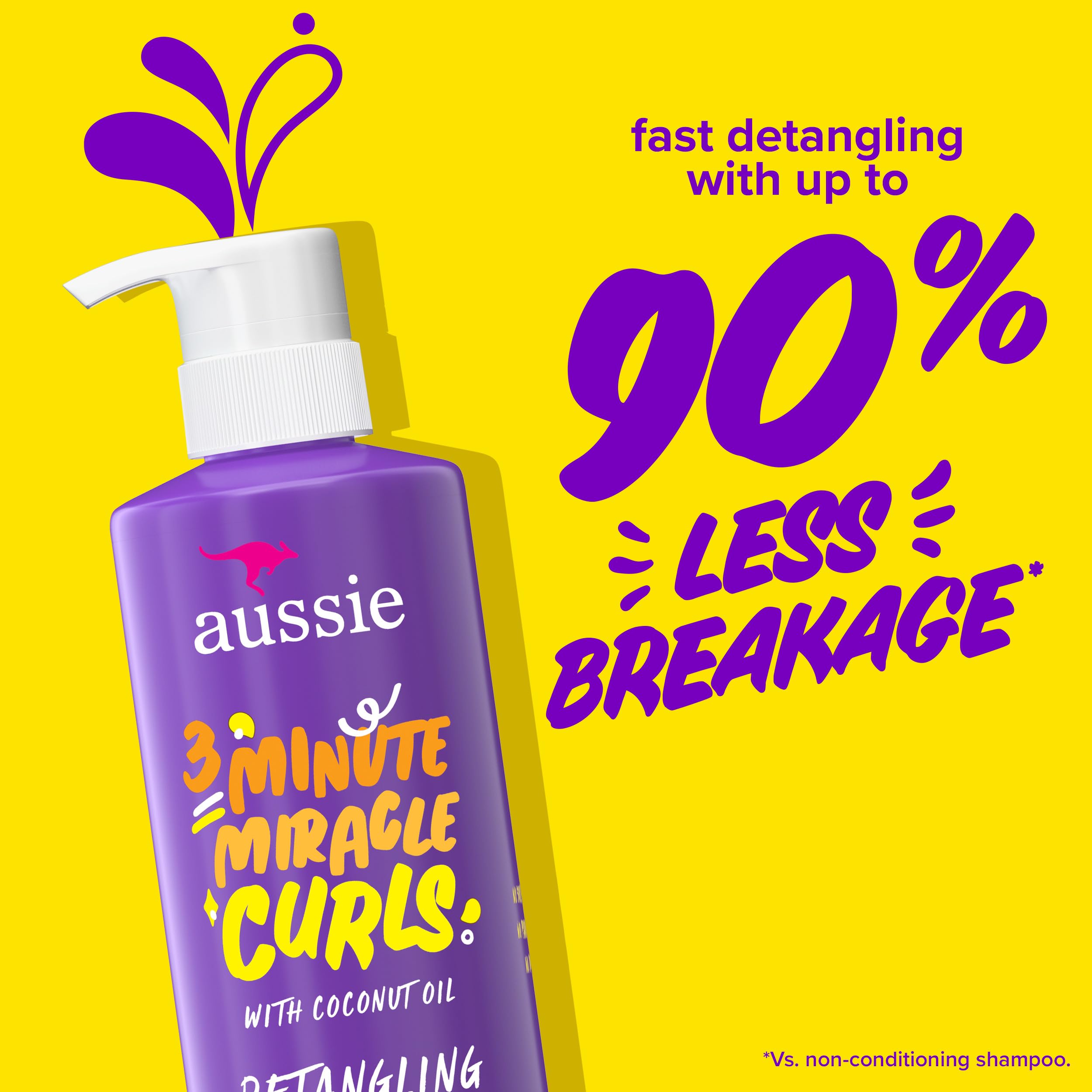 Aussie Miracle Curls 3 Minute Miracle deep conditioner tub open showing rich creamy texture