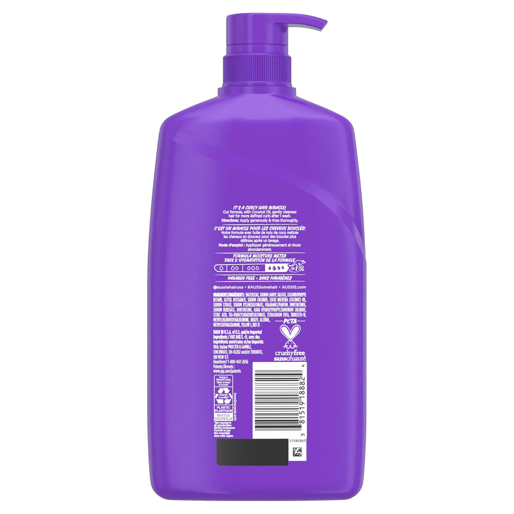 Aussie Miracle Curls shampoo and conditioner together for enhanced hydration