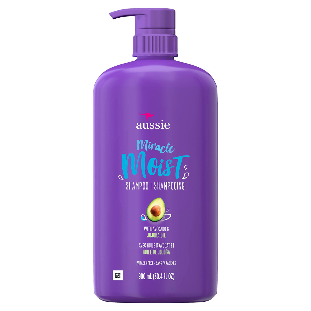 Aussie front bottle packaging showing hydration benefits