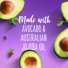 Aussie avocado and jojoba visual highlighting nourishing oils