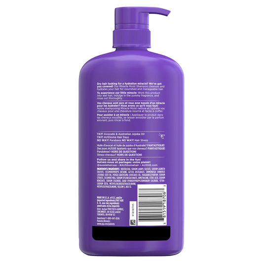 Aussie close-up pump and cap for easy dispensing benefit