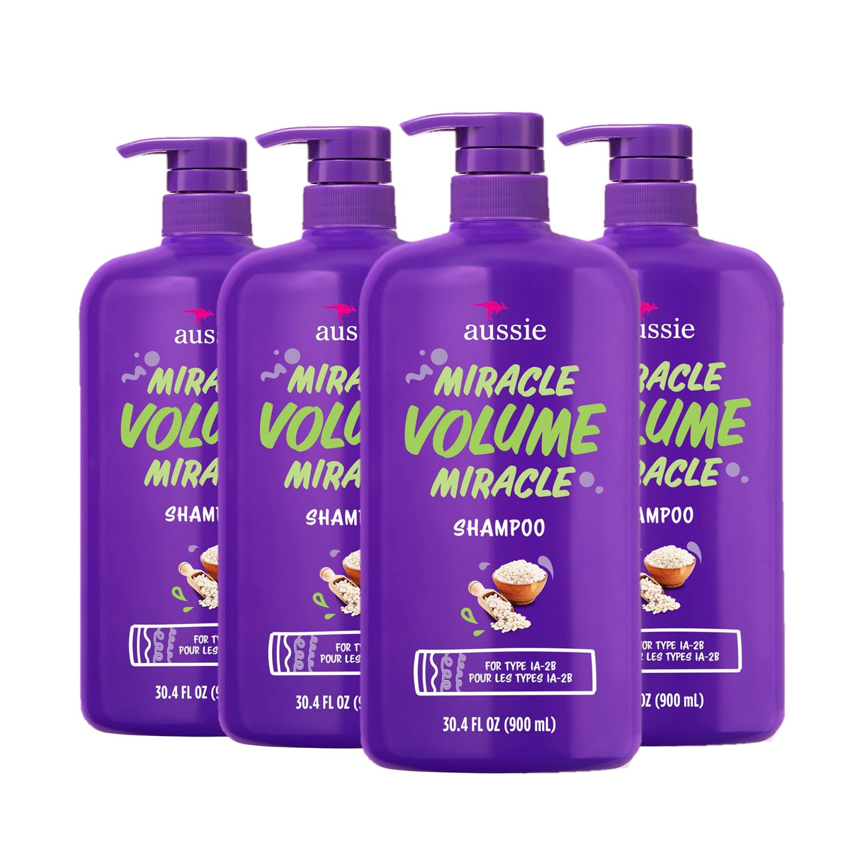 Aussie front packaging showing large 30.4 oz bottle and clear branding for value