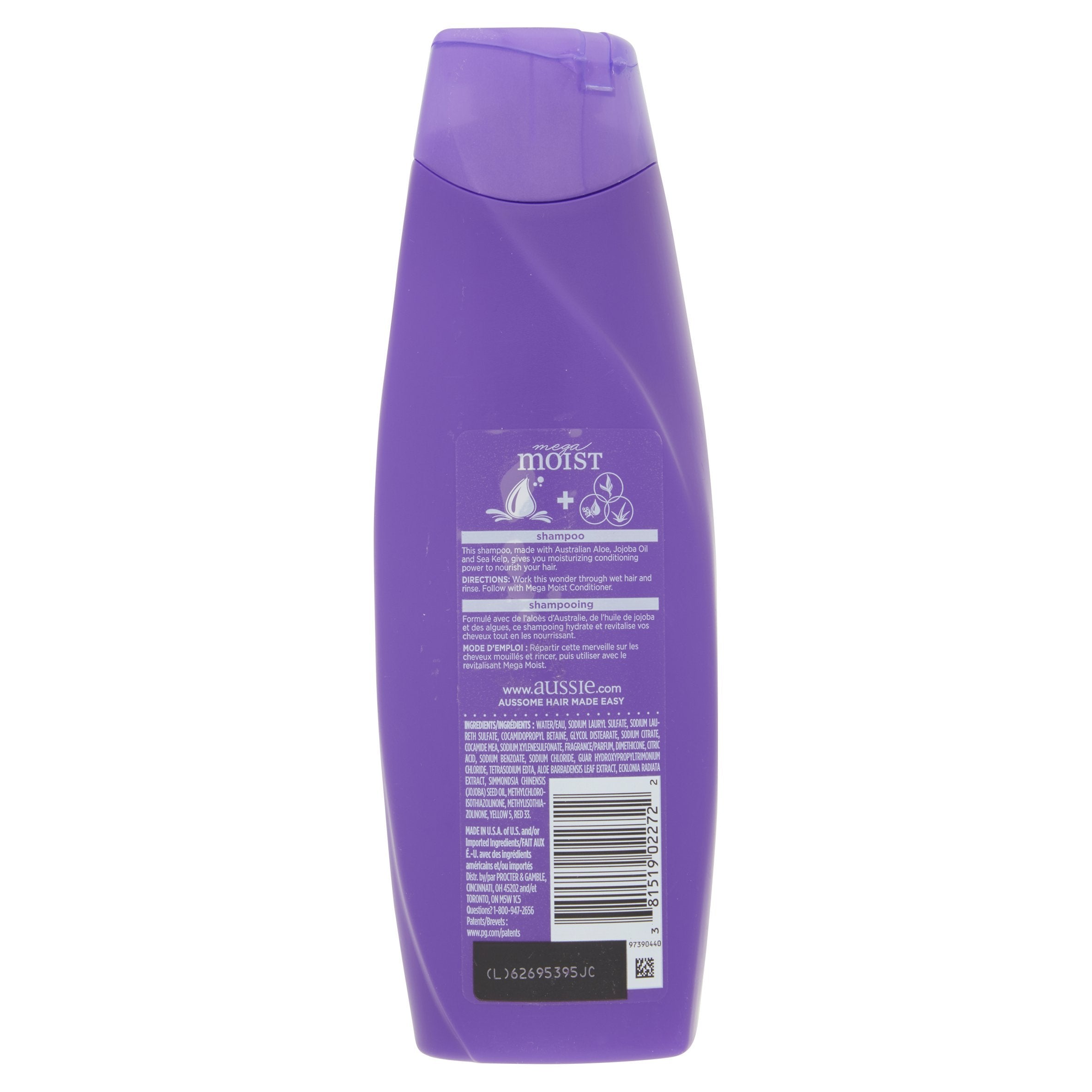 Aussie creamy lather close-up demonstrating moisturizing texture and slip